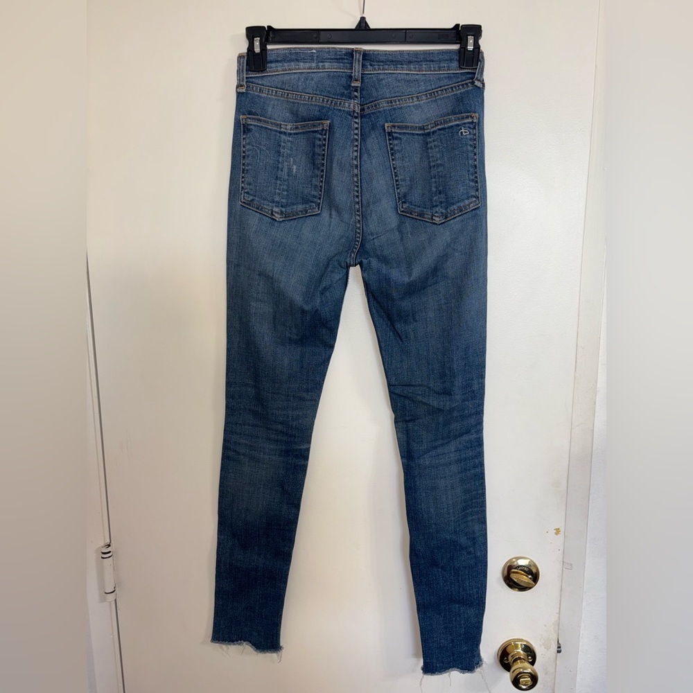 Rag And Bone High Rise Skinny Jeans Size 28 - Picture 3 of 4